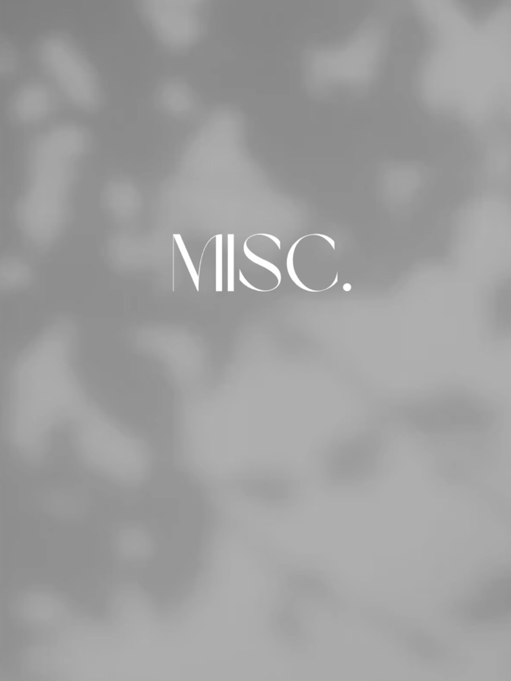 Miscellaneous Items